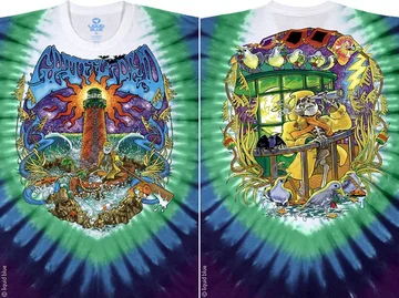 Состав футболки: высококлассный хлопок, окраска по технологиям, изображение, не теряющее яркость в течении трёх лет, капля вдохновения от Jerry Garcia.Футболки Grateful Dead уникальны.Винрарнейшая группа 20-го столетия, одна из легенд Вудстока стала идейным вдохновителем первых хакеров, дэдхэдов. Сейчас эти люди- владельцы хай-тек корпораций, основоположники новых направлений в музыке, культуре, бизнесе, которых объединяет одно: они самые передовые. Под музыку Grateful Dead был создан первый Apple, футболки GD носили те, кто открыл первый форум в интернете. Одев футболку вы говорите миру: даже если я стою на месте, я буду впереди других, я выделяюсь из массы, я - дедхэд.Дополнительная информация о футболке: плотный коттон 210 г/м, вываренный с дополнительной усадкой. Футболка не садится, без боковых швов.